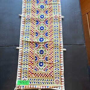 Vintage Indian Embroidered Tapestry